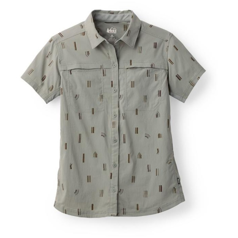 REI Co-op Sahara Pattern Short Sleeve Button Up Shirt Medium - Picture 7 of 7